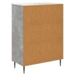 vidaXL Servírovacia skriňa so zásuvkou Betónovo sivá 66 x 34,5 x 92 cm – Obrázok 8