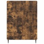 vidaXL Servírovacia skriňa so zásuvkou Dymový dub 66 x 34,5 x 92 cm – Obrázok 6