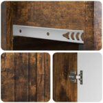 vidaXL Servírovacia skriňa so zásuvkou Dymový dub 66 x 34,5 x 92 cm – Obrázok 9