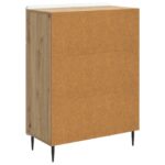 vidaXL Servírovacia skriňa so zásuvkou Dub artisan 66 x 34,5 x 92 cm – Obrázok 8
