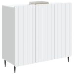 vidaXL Servírovacia skriňa Biela 89 x 34,5 x 82 cm Kompozitné drevo – Obrázok 3