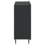 vidaXL Servírovacia skriňa Čierna 89 x 34,5 x 82 cm Kompozitné drevo – Obrázok 7
