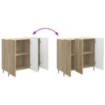 vidaXL Servírovacia skriňa Dub sonoma 89 x 34,5 x 82 cm – Obrázok 11