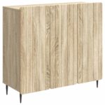 vidaXL Servírovacia skriňa Dub sonoma 89 x 34,5 x 82 cm – Obrázok 2