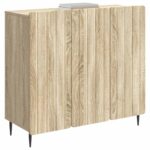 vidaXL Servírovacia skriňa Dub sonoma 89 x 34,5 x 82 cm – Obrázok 3