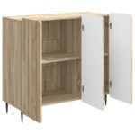 vidaXL Servírovacia skriňa Dub sonoma 89 x 34,5 x 82 cm – Obrázok 5