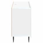vidaXL Servírovacia skriňa Biela 89 x 34,5 x 62 cm Kompozitné drevo – Obrázok 7