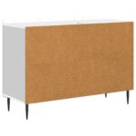vidaXL Servírovacia skriňa Biela 89 x 34,5 x 62 cm Kompozitné drevo – Obrázok 8