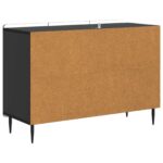 vidaXL Servírovacia skriňa Čierna 89 x 34,5 x 62 cm Kompozitné drevo – Obrázok 8