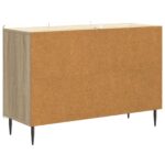vidaXL Servírovacia skriňa so zásuvkou Dub sonoma 89 x 34,5 x 62 cm – Obrázok 8