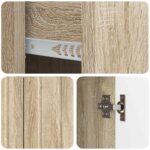 vidaXL Servírovacia skriňa so zásuvkou Dub sonoma 89 x 34,5 x 62 cm – Obrázok 9