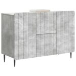 vidaXL Servírovacia skriňa so zásuvkou Betónovo sivá 89 x 34,5 x 62 cm – Obrázok 3