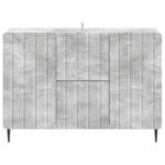 vidaXL Servírovacia skriňa so zásuvkou Betónovo sivá 89 x 34,5 x 62 cm – Obrázok 6