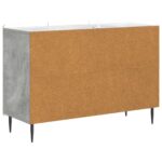 vidaXL Servírovacia skriňa so zásuvkou Betónovo sivá 89 x 34,5 x 62 cm – Obrázok 8