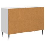 vidaXL Servírovacia skriňa Biela s vysokým leskom 89 x 34,5 x 62 cm – Obrázok 8