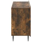 vidaXL Servírovacia skriňa so zásuvkou Dymový dub 89 x 34,5 x 62 cm – Obrázok 7