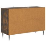 vidaXL Servírovacia skriňa so zásuvkou Dymový dub 89 x 34,5 x 62 cm – Obrázok 8