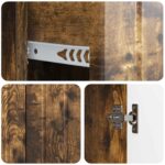 vidaXL Servírovacia skriňa so zásuvkou Dymový dub 89 x 34,5 x 62 cm – Obrázok 9