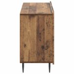 vidaXL Servírovacia skriňa so zásuvkou Staré drevo 89 x 34,5 x 62 cm – Obrázok 7