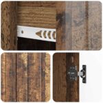 vidaXL Servírovacia skriňa so zásuvkou Staré drevo 89 x 34,5 x 62 cm – Obrázok 9