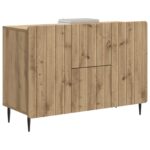 vidaXL Servírovacia skriňa so zásuvkou Dub artisan 89 x 34,5 x 62 cm – Obrázok 3
