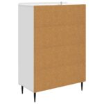vidaXL Servírovacia skriňa Biela 66 x 34,5 x 97 cm Kompozitné drevo – Obrázok 7
