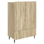 vidaXL Servírovacia skriňa so zásuvkou Dub sonoma 66 x 34,5 x 97 cm – Obrázok 2
