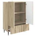 vidaXL Servírovacia skriňa so zásuvkou Dub sonoma 66 x 34,5 x 97 cm – Obrázok 4