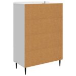 vidaXL Servírovacia skriňa Biela s vysokým leskom 66 x 34,5 x 97 cm – Obrázok 7