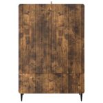 vidaXL Servírovacia skriňa so zásuvkou Dymový dub 66 x 34,5 x 97 cm – Obrázok 5