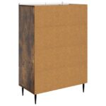 vidaXL Servírovacia skriňa so zásuvkou Dymový dub 66 x 34,5 x 97 cm – Obrázok 7