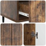 vidaXL Servírovacia skriňa so zásuvkou Dymový dub 66 x 34,5 x 97 cm – Obrázok 8