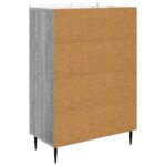 vidaXL Servírovacia skriňa so zásuvkou Sivá sonoma 66 x 34,5 x 97 cm – Obrázok 7