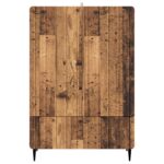 vidaXL Servírovacia skriňa so zásuvkou Staré drevo 66 x 34,5 x 97 cm – Obrázok 5