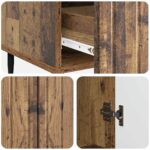 vidaXL Servírovacia skriňa so zásuvkou Staré drevo 66 x 34,5 x 97 cm – Obrázok 8