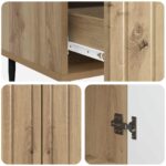 vidaXL Servírovacia skriňa so zásuvkou Dub artisan 66 x 34,5 x 97 cm – Obrázok 8