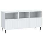 vidaXL TV skrinka Biela 102 x 34,5 x 50 cm Kompozitné drevo – Obrázok 2