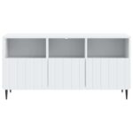 vidaXL TV skrinka Biela 102 x 34,5 x 50 cm Kompozitné drevo – Obrázok 6