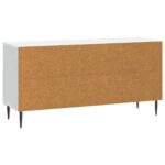 vidaXL TV skrinka Biela 102 x 34,5 x 50 cm Kompozitné drevo – Obrázok 8