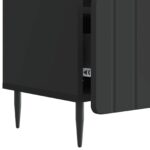 vidaXL TV skrinka Čierna 102 x 34,5 x 50 cm Kompozitné drevo – Obrázok 9