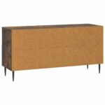 vidaXL TV skrinka Dymový dub 102 x 34,5 x 50 cm Kompozitné drevo – Obrázok 8