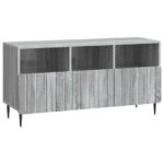 vidaXL TV skrinka Sivá sonoma 102 x 34,5 x 50 cm Kompozitné drevo – Obrázok 2