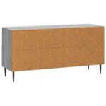 vidaXL TV skrinka Sivá sonoma 102 x 34,5 x 50 cm Kompozitné drevo – Obrázok 8