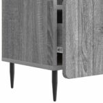 vidaXL TV skrinka Sivá sonoma 102 x 34,5 x 50 cm Kompozitné drevo – Obrázok 9