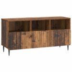 vidaXL TV skrinka Staré drevo 102 x 34,5 x 50 cm Kompozitné drevo – Obrázok 2