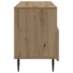 vidaXL TV skrinka Dub artisan 102 x 34,5 x 50 cm Kompozitné drevo – Obrázok 7