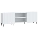 vidaXL TV skrinka Biela 150 x 31 x 52 cm Kompozitné drevo – Obrázok 2