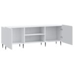 vidaXL TV skrinka Biela 150 x 31 x 52 cm Kompozitné drevo – Obrázok 5
