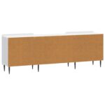 vidaXL TV skrinka Biela 150 x 31 x 52 cm Kompozitné drevo – Obrázok 8
