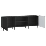 vidaXL TV skrinka Čierna 150 x 31 x 52 cm Kompozitné drevo – Obrázok 5
